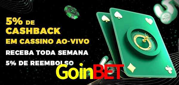 Promoções do cassino ao Vivo Goinbet